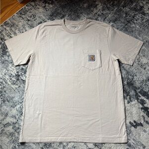 Carhartt Work In Progress x Brain Dead Cream Anti-Vital Pocket T Shirt